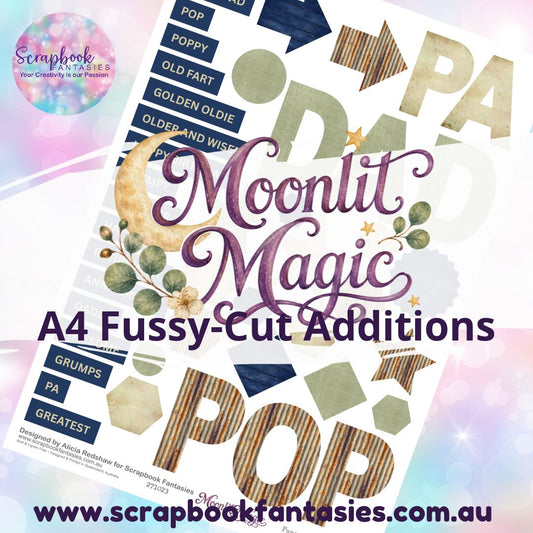 Moonlit Magic A4 Colour Fussy-Cut Additions - Dad Pop Pa 271023