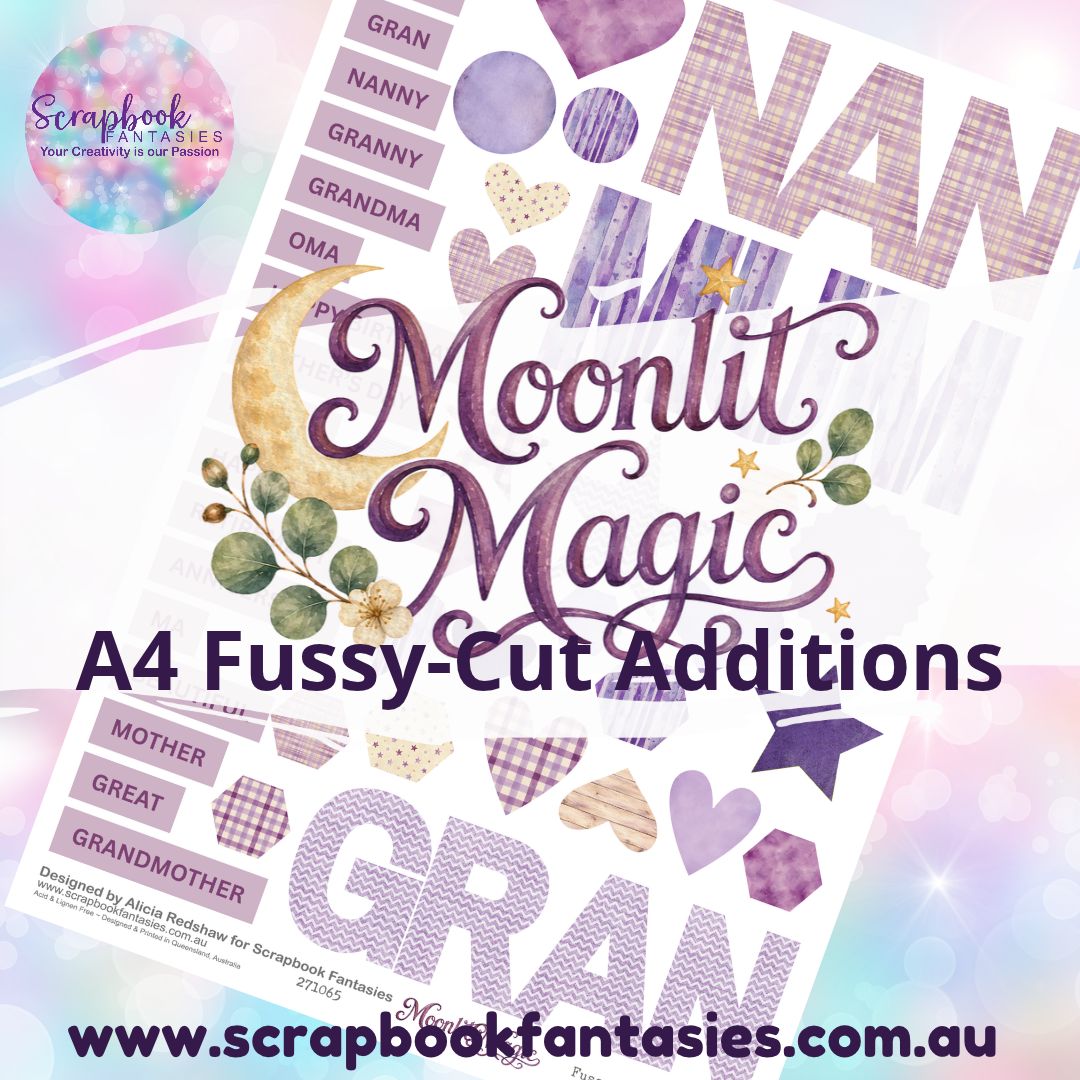 Moonlit Magic A4 Colour Fussy-Cut Additions - Mum Nan Gran 271065