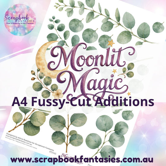 Moonlit Magic A4 Colour Fussy-Cut Additions - Eucalyptus Leaves 271045