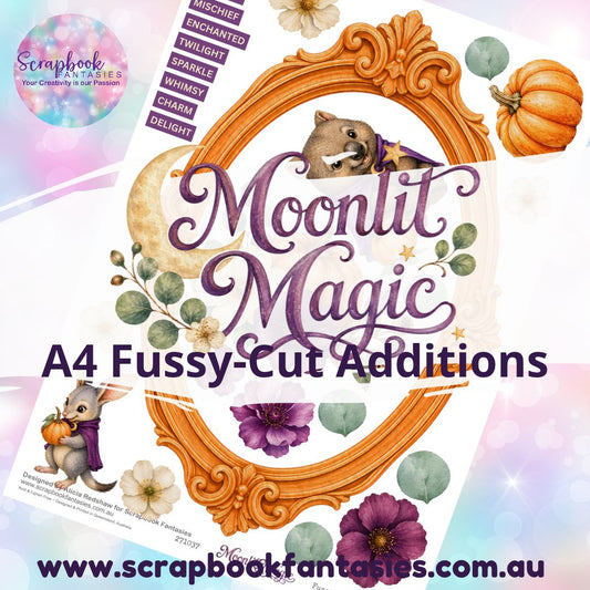 Moonlit Magic A4 Colour Fussy-Cut Additions - Orange Frame 271037