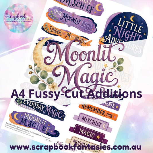Moonlit Magic A4 Colour Fussy-Cut Additions - Titles 271046