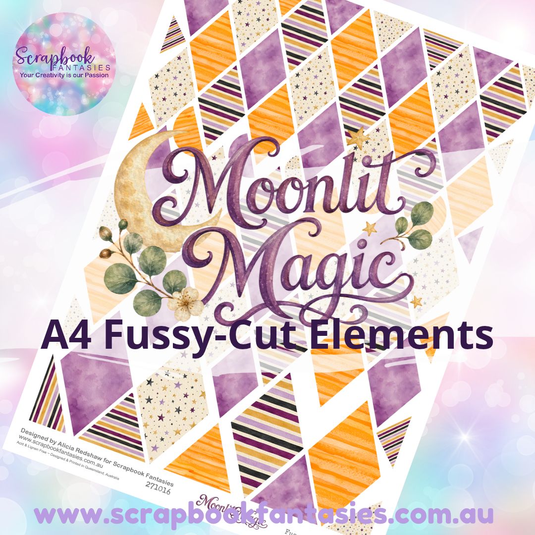 Moonlit Magic A4 Colour Fussy-Cut Elements - Diamonds 2 271016