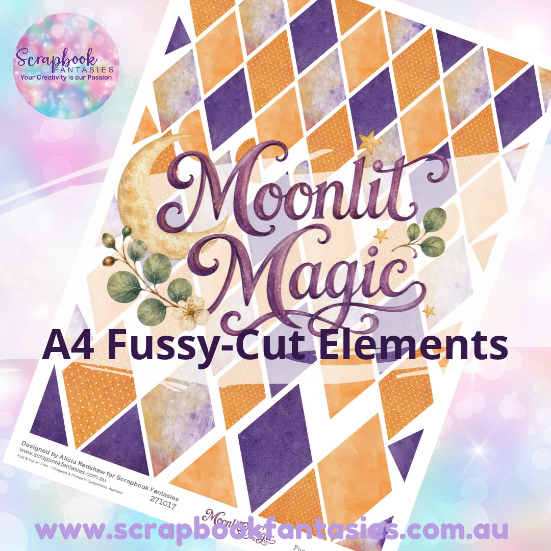 Moonlit Magic A4 Colour Fussy-Cut Elements - Diamonds 3 271017