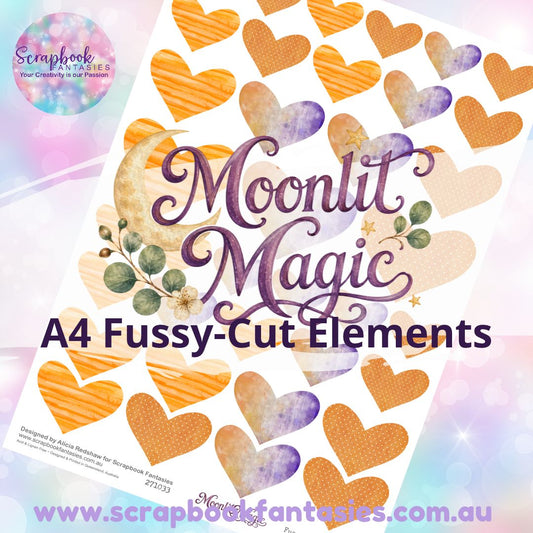 Moonlit Magic A4 Colour Fussy-Cut Elements - Hearts 2-2 271033