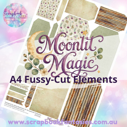 Moonlit Magic A4 Colour Fussy-Cut Elements - Large Tags 2 271054