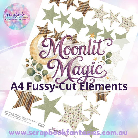 Moonlit Magic A4 Colour Fussy-Cut Elements - Stars 1 271056