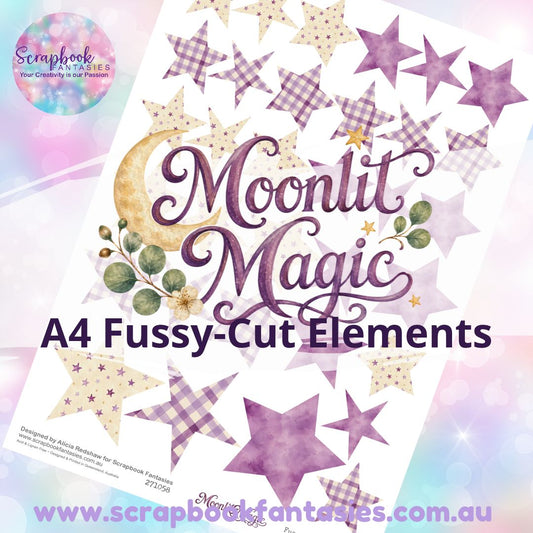Moonlit Magic A4 Colour Fussy-Cut Elements - Stars 3 271058