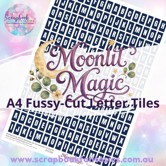 Moonlit Magic Colour Fussy-Cut Letter Tiles - Medium 271062