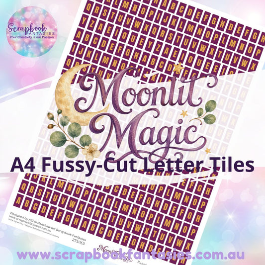 Moonlit Magic Colour Fussy-Cut Letter Tiles - Small 271063