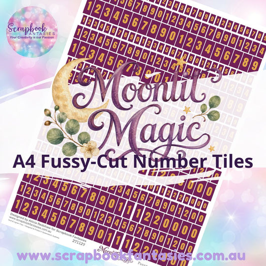Moonlit Magic Colour Fussy-Cut Number Tiles 2 - 271129