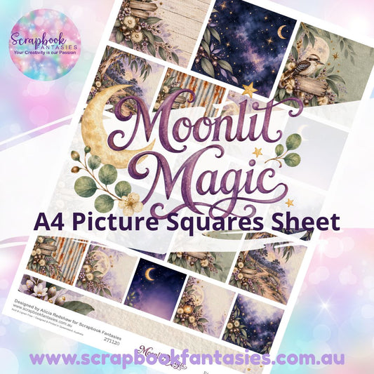 Moonlit Magic A4 Colour Fussy-Cut Picture Squares 1 271120