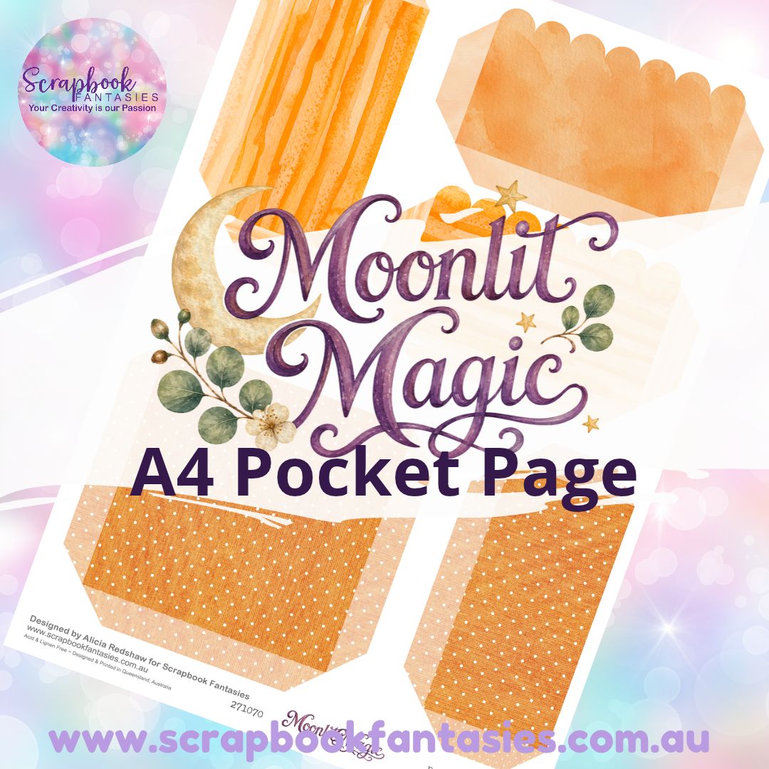 Moonlit Magic A4 Colour Pocket Page - Square and Rectangles 1 271070