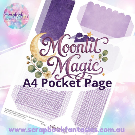 Moonlit Magic A4 Colour Pocket Page - Square and Rectangles 2 271071