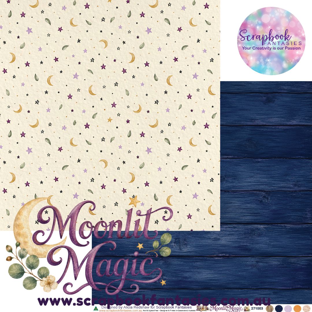 Moonlit Magic 12x12 Double-Sided Patterned Paper 3 - 271003