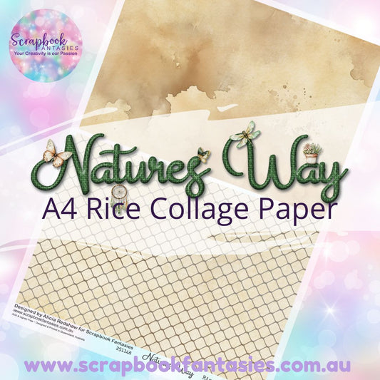 Natures Way A4 Rice Collage Paper - Halves 2 251148