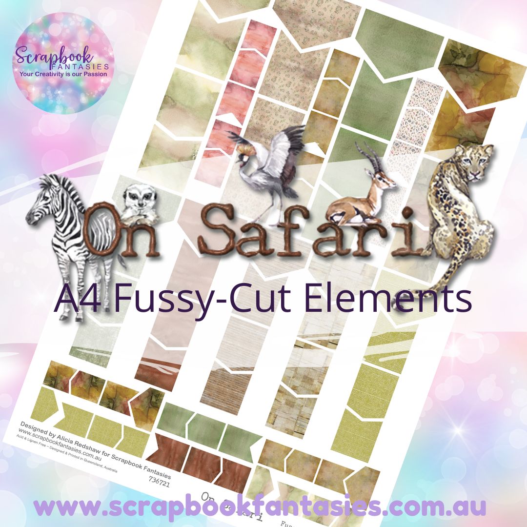 On Safari Colour Fussy-Cut Elements - Flags & Banners 736721