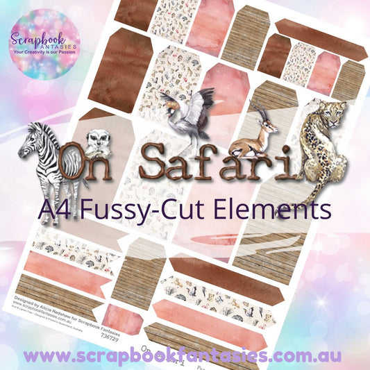 On Safari A4 Colour Fussy-Cut Elements - Tags and Tabs 1 736729