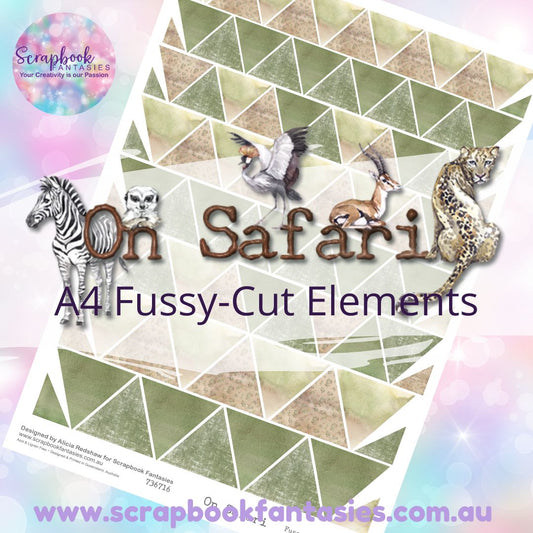 On Safari A4 Colour Fussy-Cut Elements - Triangles 3 736716