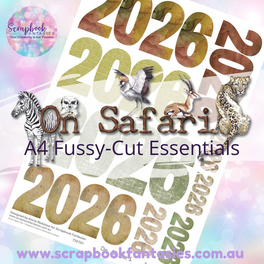 On Safari A4 Colour Fussy-Cut Year - 2026 - 736720