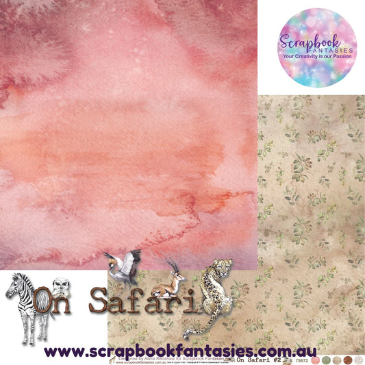 On Safari 12x12 Double-Sided Patterned Paper 2 - 73672