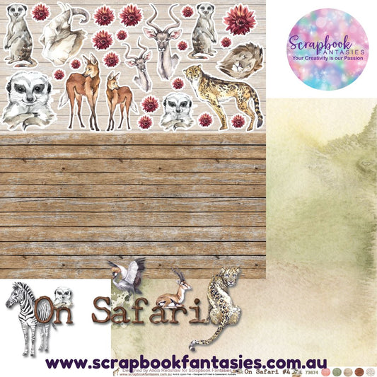 On Safari 12x12 Double-Sided Patterned Paper 4 - 73674