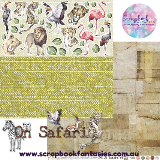 On Safari 12x12 Double-Sided Patterned Paper 6 - 73676