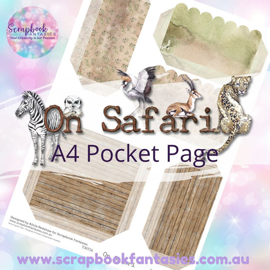 On Safari A4 Colour Pocket Page - Rectangles and Square 1 736734