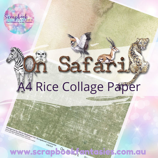 On Safari A4 Rice Collage Paper - Halves 1 736749