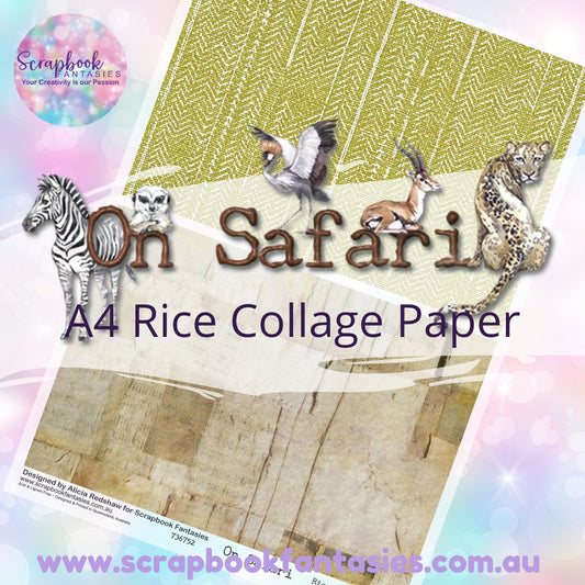 On Safari A4 Rice Collage Paper - Halves 4 736752