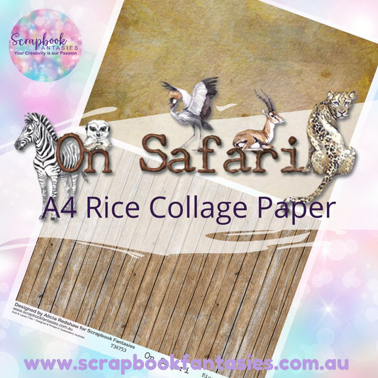 On Safari A4 Rice Collage Paper - Halves 5 736753