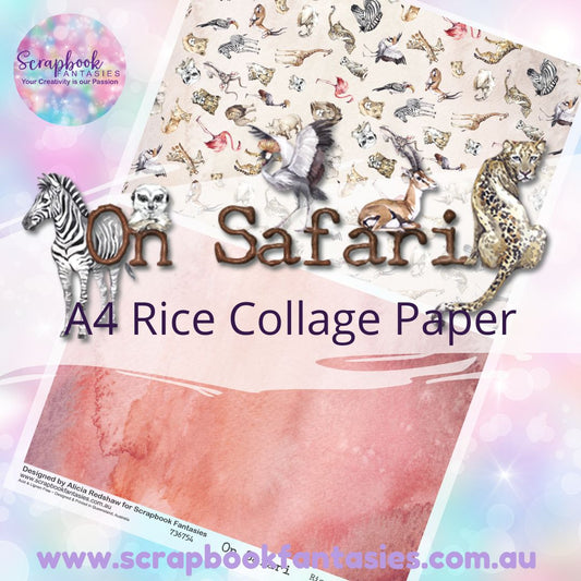 On Safari A4 Rice Collage Paper - Halves 6 736754