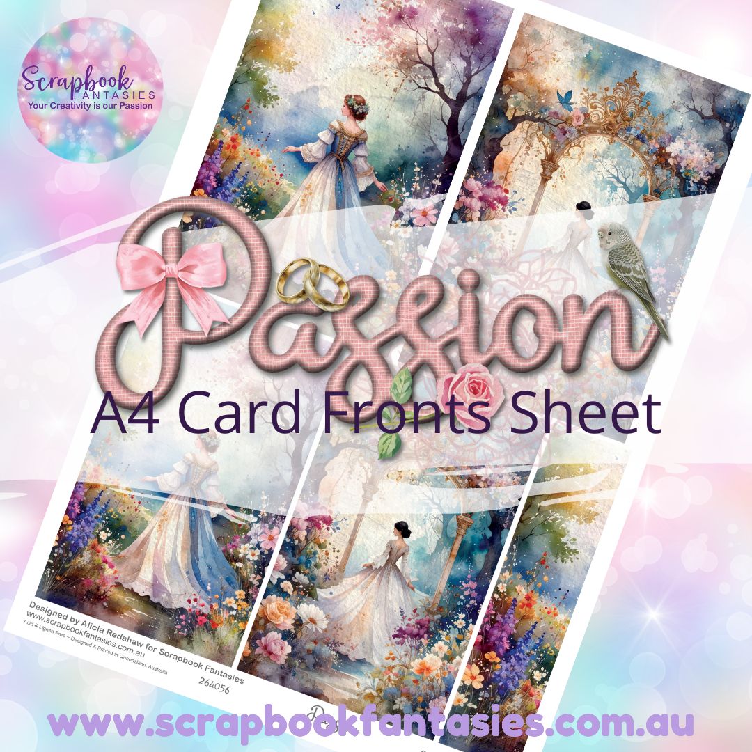 Passion A4 Card Fronts Sheet 1 264056