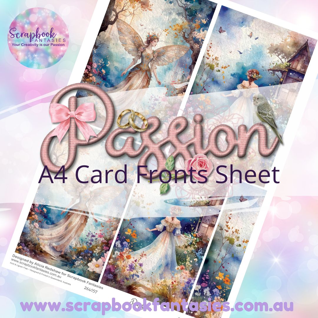Passion A4 Card Fronts Sheet 2 264057
