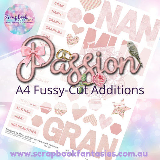 Passion A4 Colour Fussy-Cut Additions - Mum Nan Gran 264108
