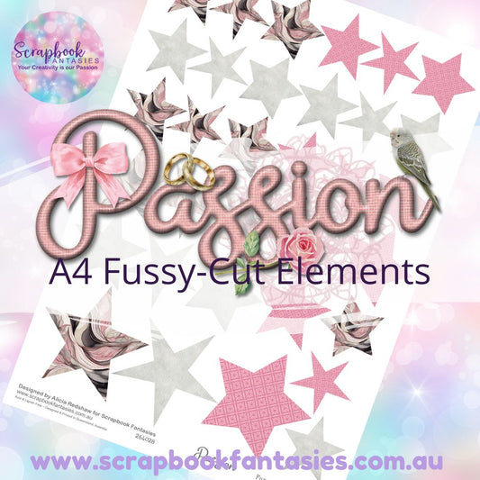 Passion A4 Colour Fussy-Cut Elements - Stars 4 264028