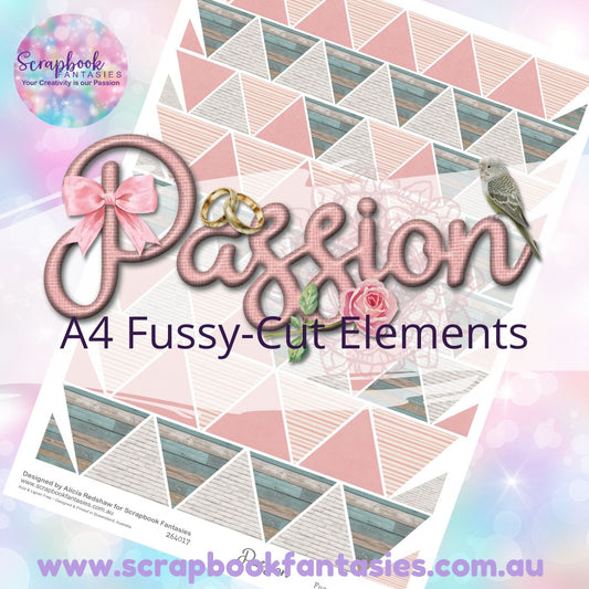 Passion A4 Colour Fussy-Cut Elements - Triangles 1 264017