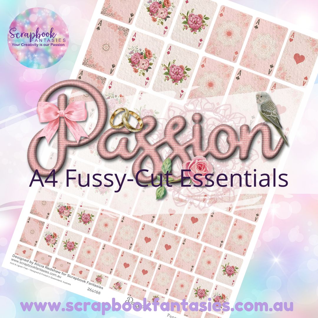 Passion A4 Colour Fussy-Cut Essentials - Playing Cards 264068