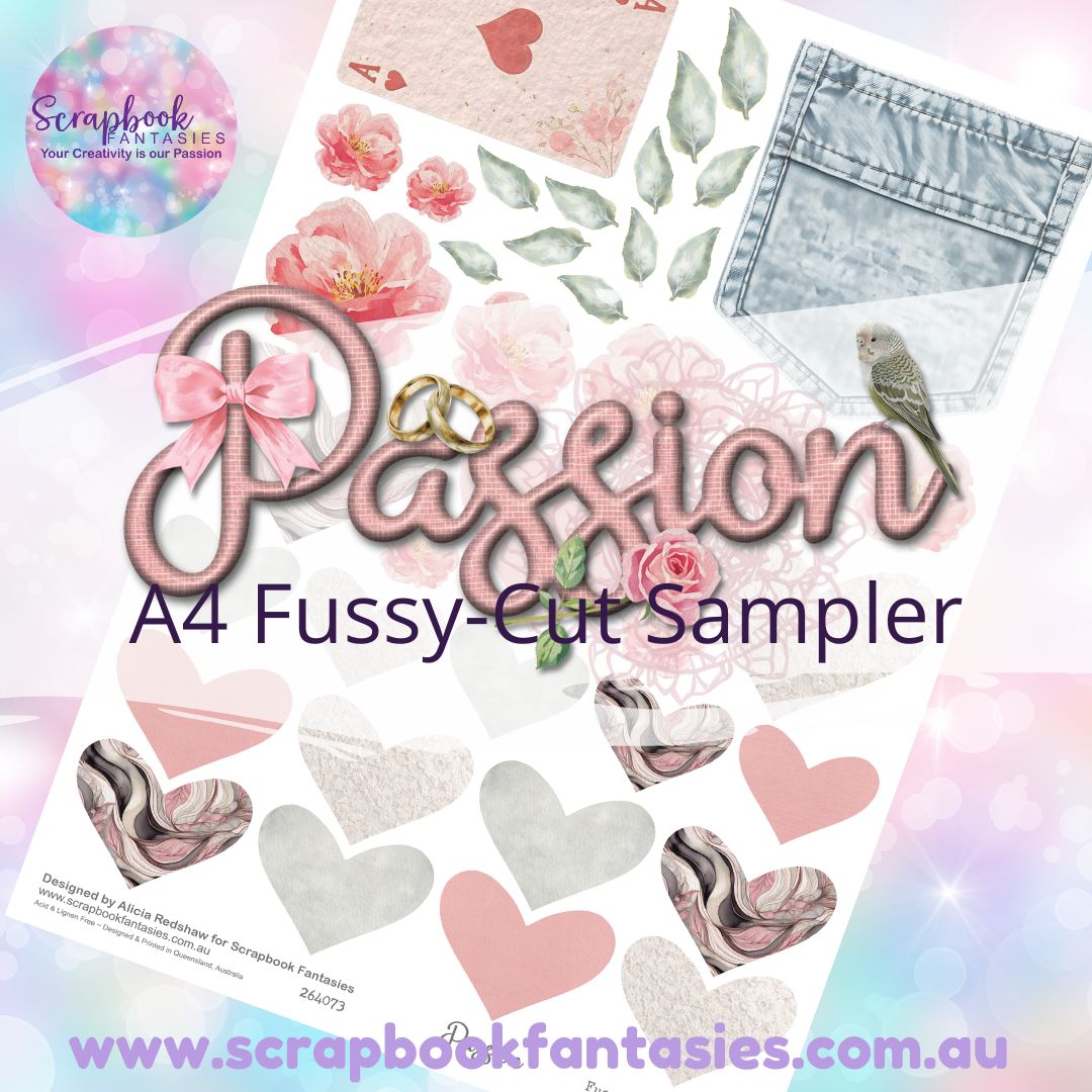 Passion A4 Colour Fussy-Cut Sampler 5 264073