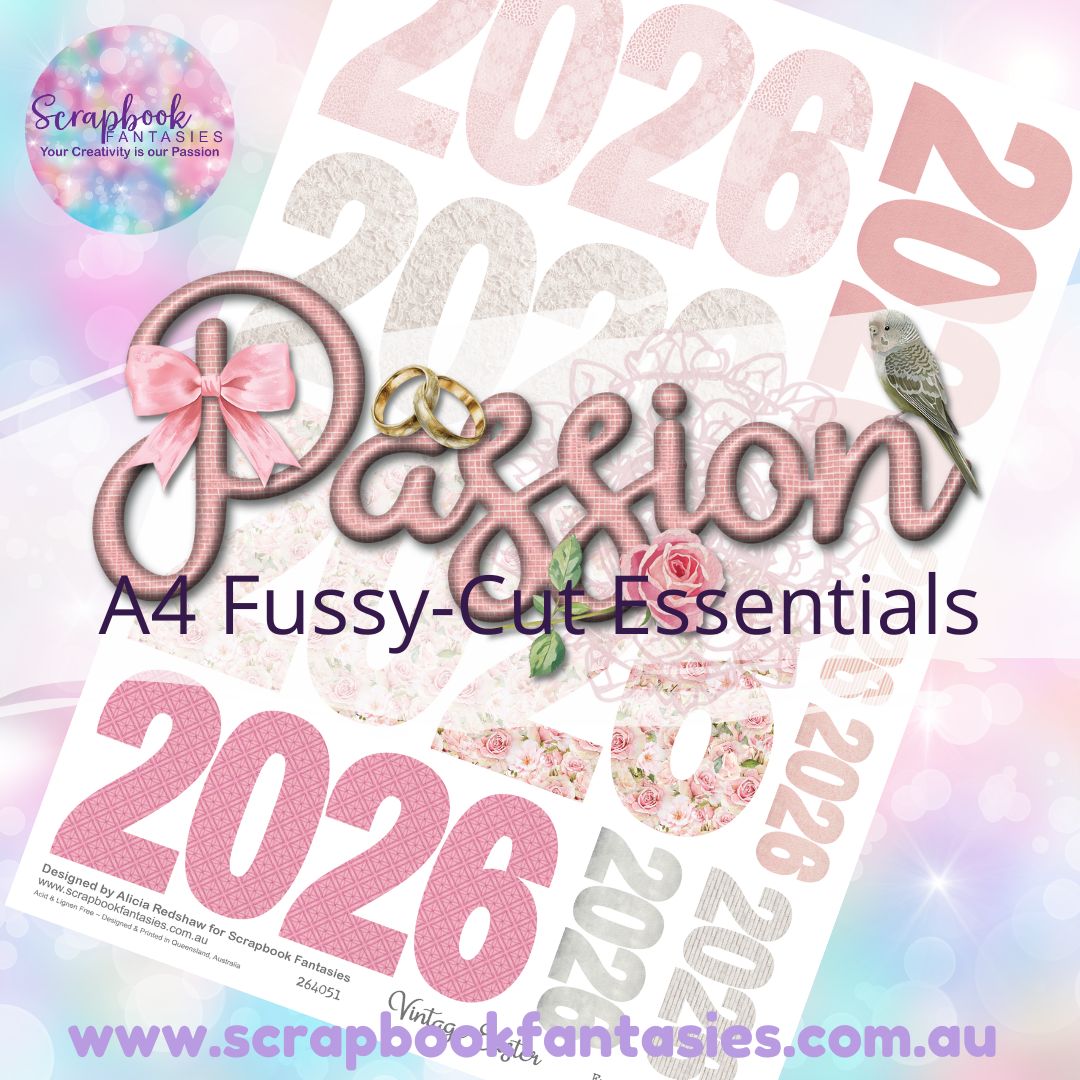 Passion A4 Colour Fussy-Cut Year - 2026 264051