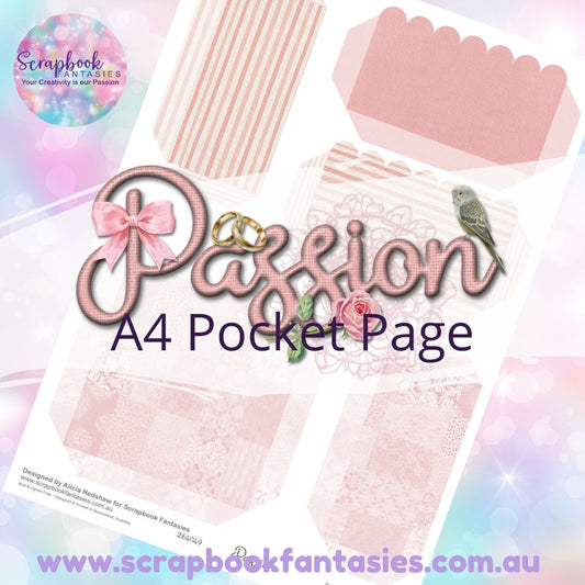 Passion A4 Colour Pocket Page - Rectangles and Square 3 264049