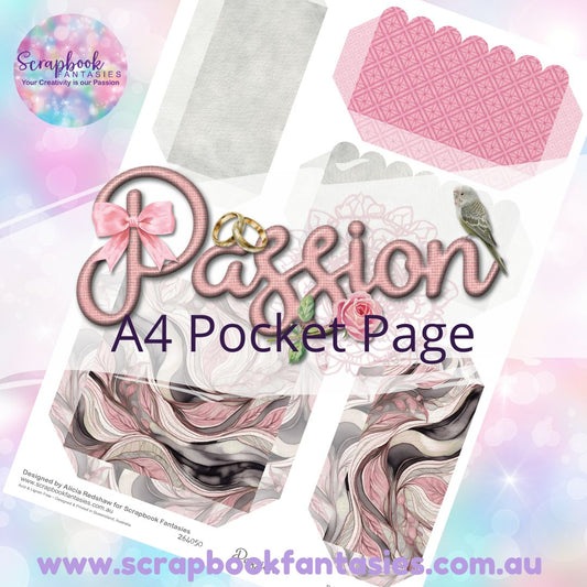 Passion A4 Colour Pocket Page - Rectangles and Square 4 264050