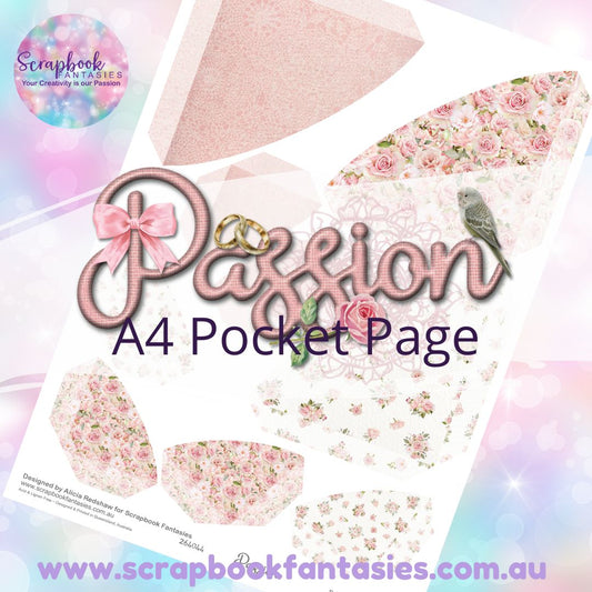 Passion A4 Colour Pocket Page - Rounded Corners 2 264044