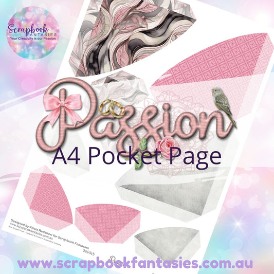Passion A4 Colour Pocket Page - Rounded Corners 3 264045