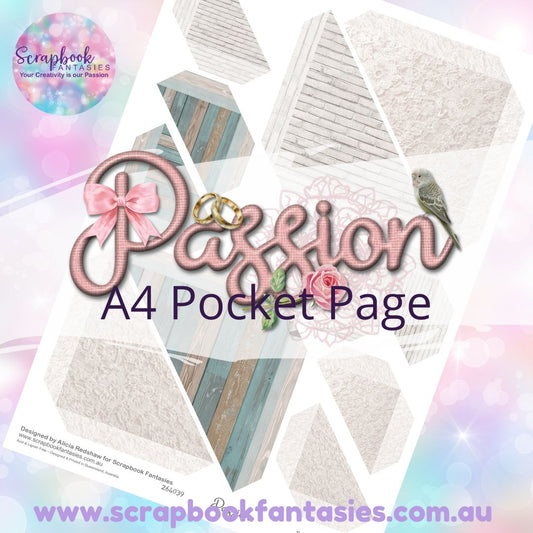 Passion A4 Colour Pocket Page - Straight Corners 1 264039