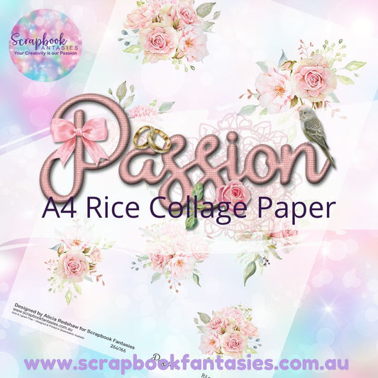 Passion A4 Collage Paper - Bouquets 264066