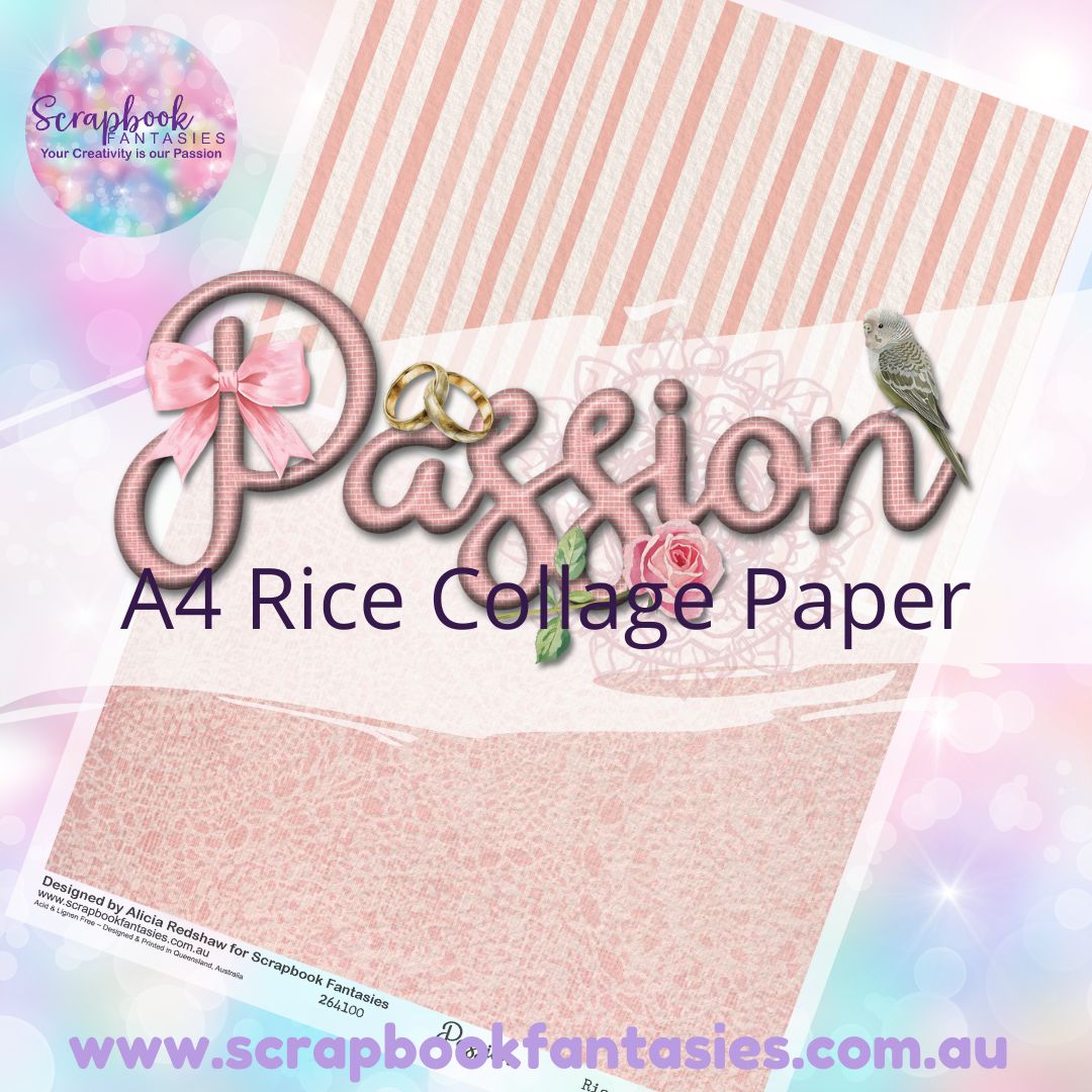Passion A4 Collage Paper - Halves 6 264100