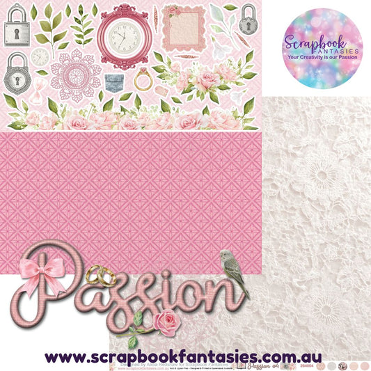 Passion 12x12 Double-Sided Patterned Paper 4 - 264004