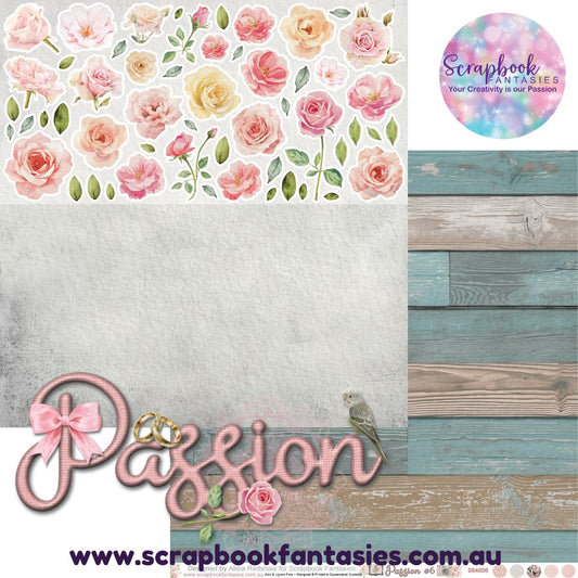 Passion 12x12 Double-Sided Patterned Paper 6 - 264006