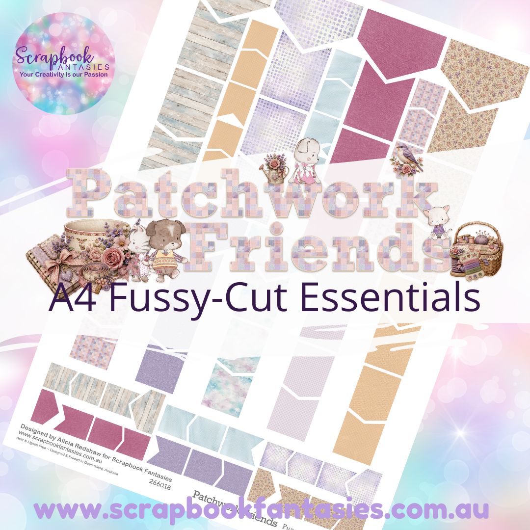 Patchwork Friends Colour Fussy-Cut Elements - Flags & Banners 266018