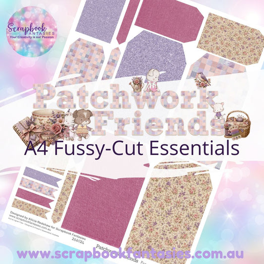 Patchwork Friends A4 Colour Fussy-Cut Elements - Large Tags 1 266024